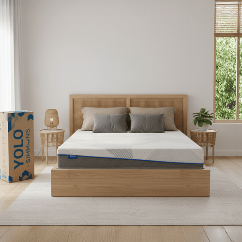 Colchón Simmons en Caja YOLO Pocket Resortes individuales