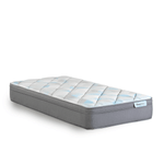 Colchón BeautySleep Pocket se compone de los Resortes Pocket de acero de estructura cilíndrica embolsados individualmente.