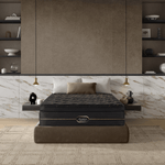 Colchón Beautyrest Black Soft compuesto por espumas especiales con Micropartículas de Diamante. Fibras de Cashmere.