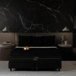 Colchón Beautyrest Black Soft compuesto por espumas especiales con Micropartículas de Diamante. Fibras de Cashmere.