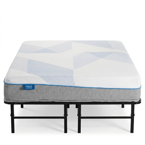 Colchón en Caja Yolo by Simmons Pocket + base sommier plegable