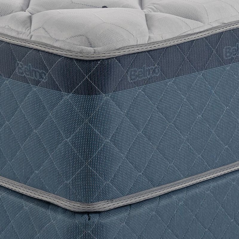 Colchón y Sommier Pocket, 1 Plaza 200x100, compuesto de Resortes Pocket combinado con mantas interiores de Alta Densidad y Espuma Perimetral.