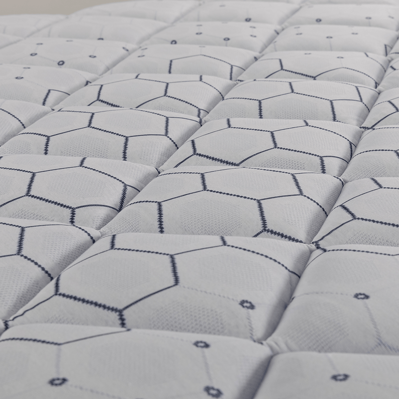 Colchón Pocket 1, 2 Plazas 190x140, compuesto de Resortes Pocket combinado con mantas interiores de Alta Densidad y Espuma Perimetral.