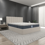 Colchón Spring Air Four Seasons Medium, 1 Plaza 200x100, cuenta Tecnología Comfort Flex de resortes enfundados. Marco de acero perimetral.