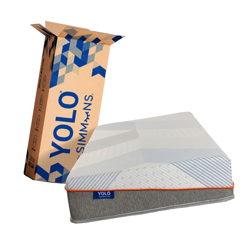 Colchón YOLO: Colchón en caja que redefine el confort. Espuma de Alta Densidad con una manta superior de Espuma Energy Foam.