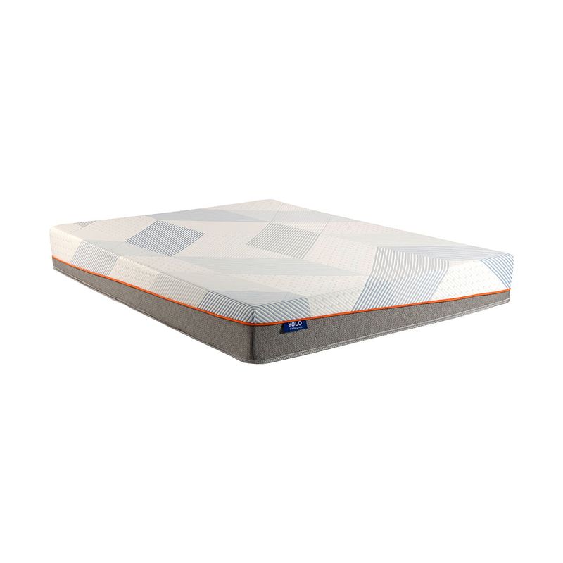 Colchón YOLO: Colchón en caja que redefine el confort. Espuma de Alta Densidad con una manta superior de Espuma Energy Foam.