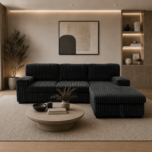 Sillón Alec 3 Cuerpos Negro