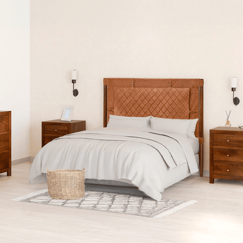 Set de Dormitorio Respaldo y Mesas de Luz Jaipur
