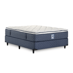 Colchón y Sommier Spring Air Four Seasons Medium, 1 Plaza 200x100, cuenta Tecnología Comfort Flex de resortes enfundados. Con Marco de acero