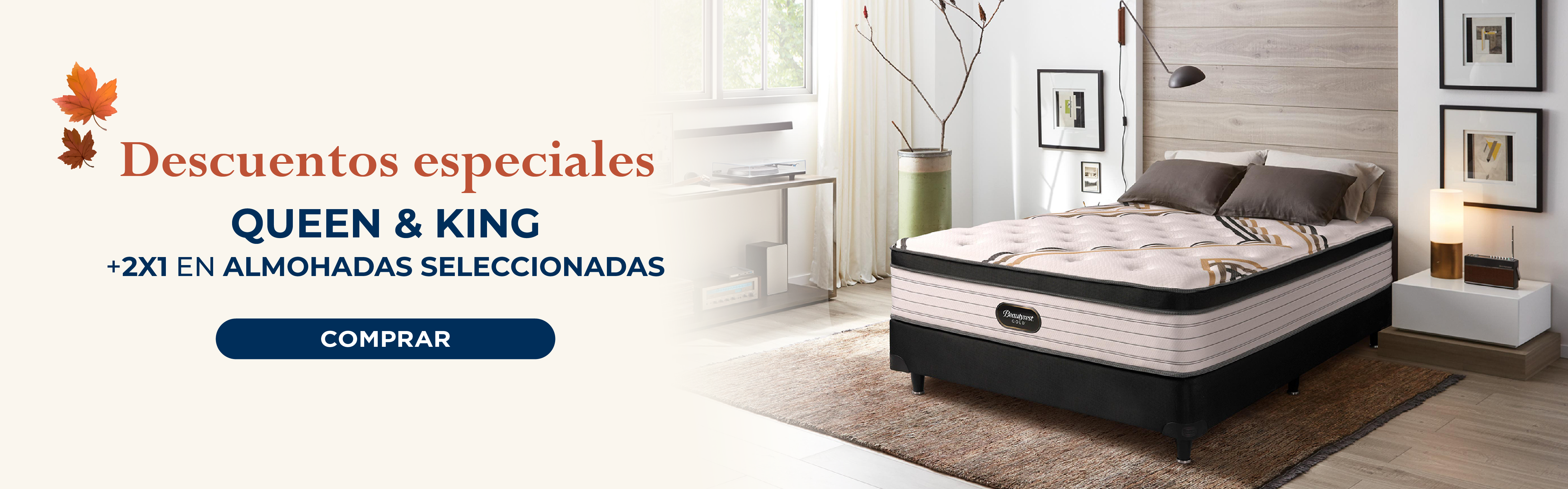 2x1 en Almohadas seleccionadas