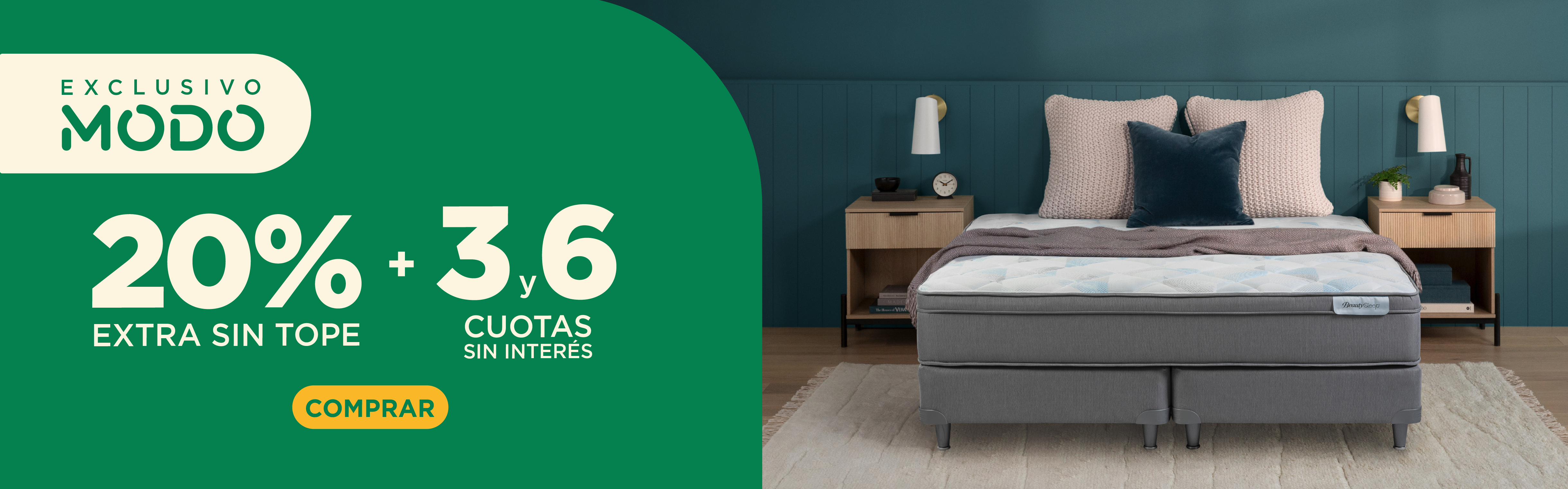 Hasta 20% Extra + 3 y 6 Cuotas