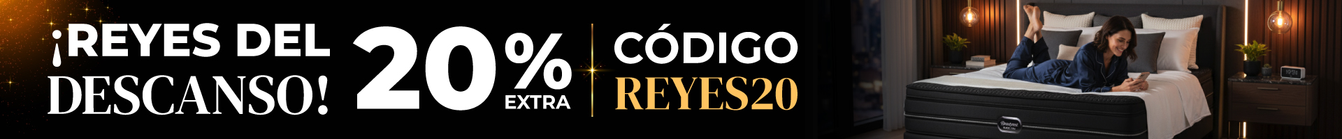 Cupón REYES20 20% Extra
