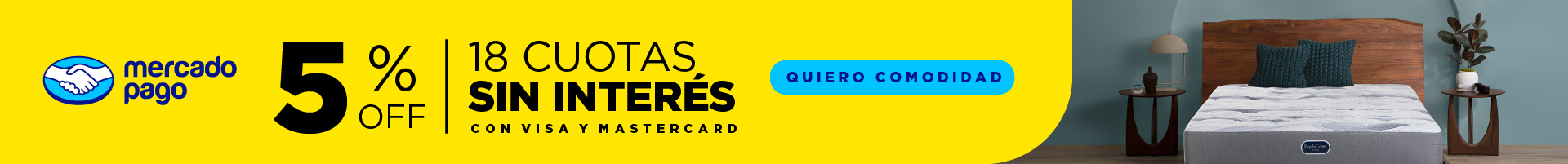 5% OFF Con Mercado Pago