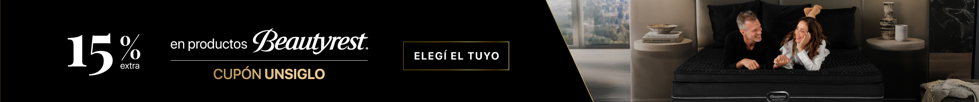 15% Extra Con el cupón UNSIGLO En productos seleccionados