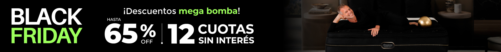 Black Friday 65%OFF 12 Cuotas Sin Interes